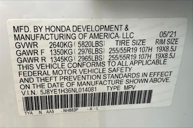 2022 Acura MDX Base