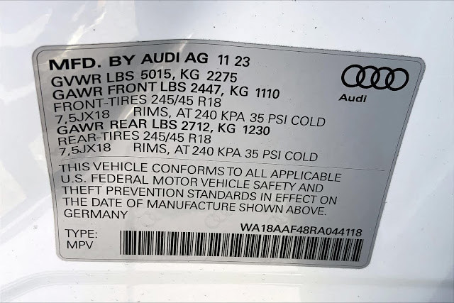 2024 Audi A4 allroad Premium Plus