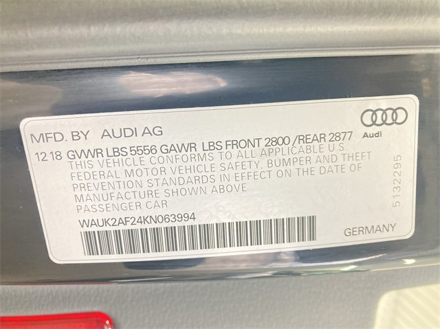 2019 Audi A6 3.0T Premium Quattro