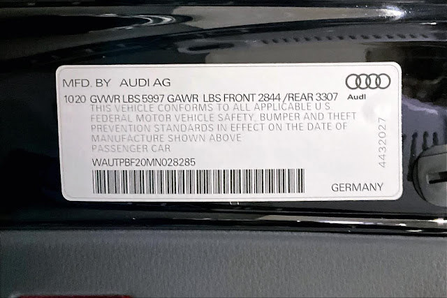 2021 Audi A7 Premium Plus