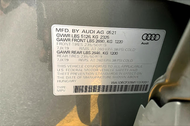 2021 Audi Q3 S line Premium