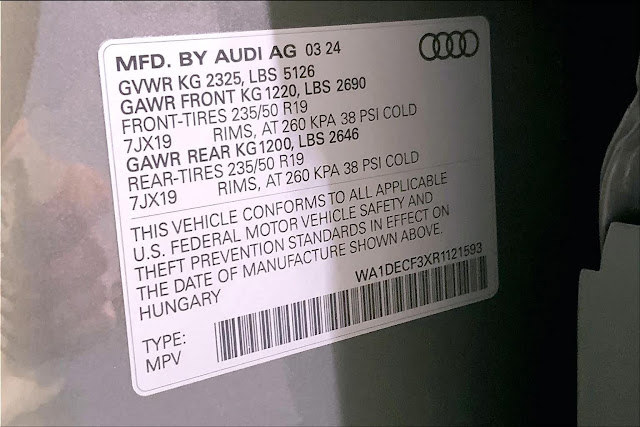 2024 Audi Q3 S line Premium