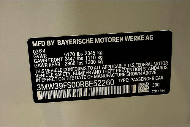 2024 BMW 3 Series 330e xDrive