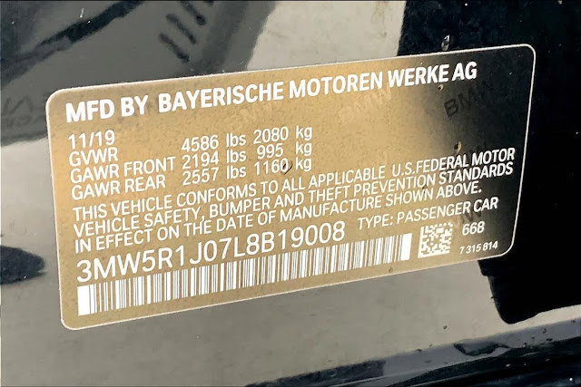 2020 BMW 3 Series 330i