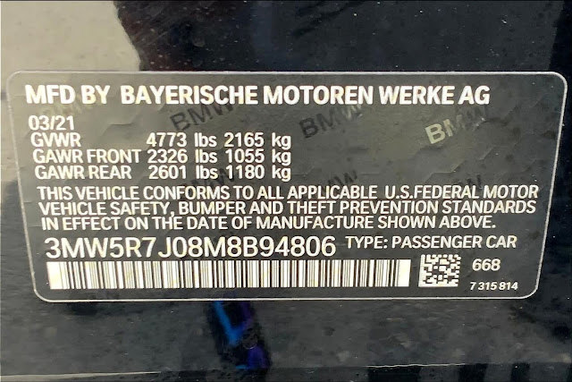 2021 BMW 3 Series 330i xDrive