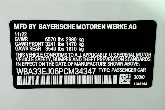 2023 BMW 7 Series 760i xDrive