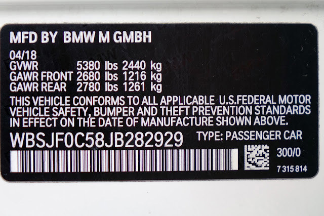 2018 BMW M5 NOELLE