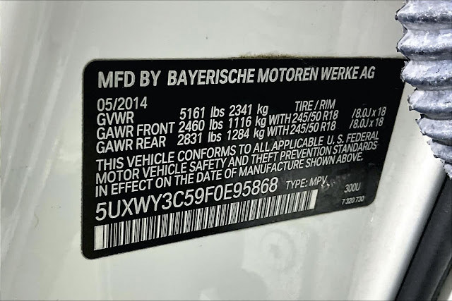 2015 BMW X3 xDrive28d