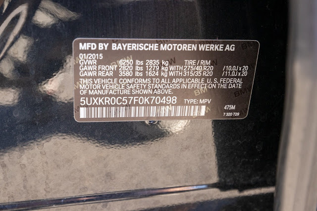 2015 BMW X5 AWD 4dr xDrive35i M sport