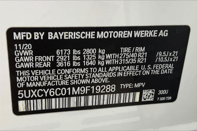 2021 BMW X6 xDrive40i