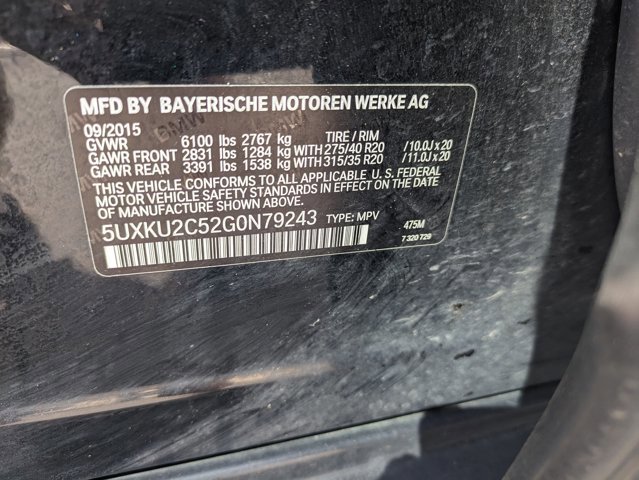 2016 BMW X6 xDrive35i
