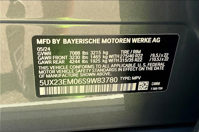 2025 BMW X7 xDrive40i