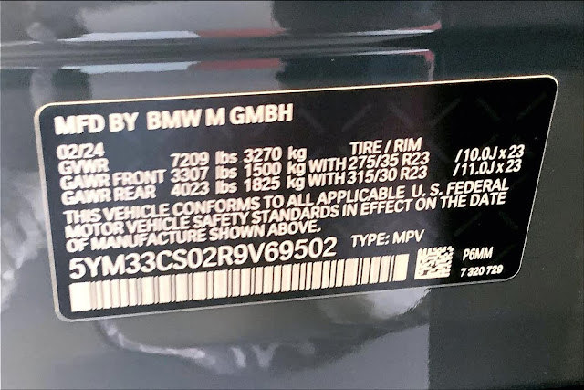 2024 BMW XM Label Red