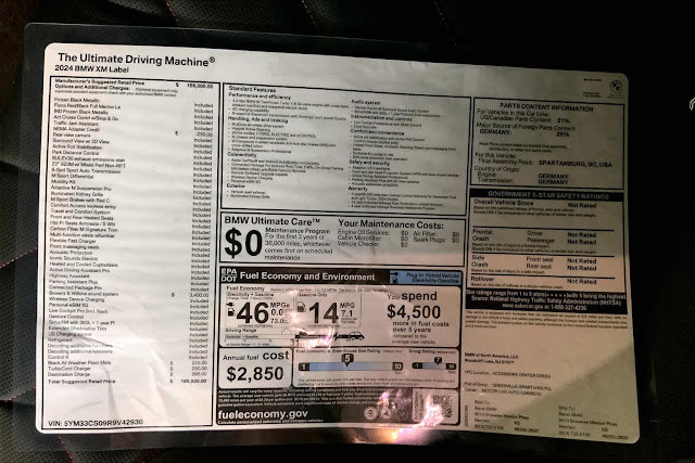 2024 BMW XM Label Red