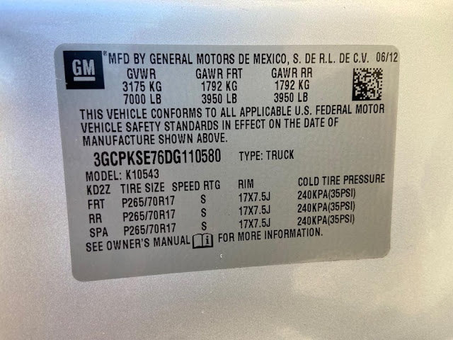 2013 Chevrolet Silverado 1500 4WD LT Crew Cab
