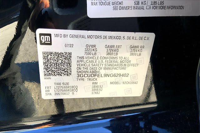2022 Chevrolet Silverado 1500 LT Trail Boss 4WD Crew Cab 147&amp;quot;