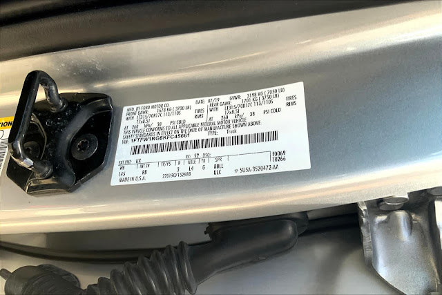 2019 Ford F-150 Raptor 4WD SuperCrew 5.5 Box