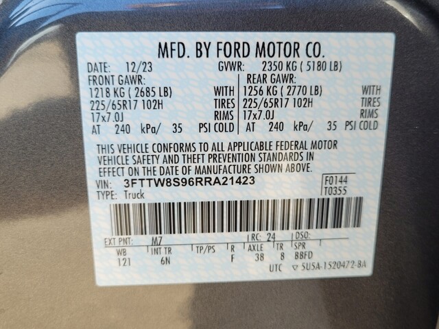 2024 Ford Maverick LARIAT AWD SUPERCREW