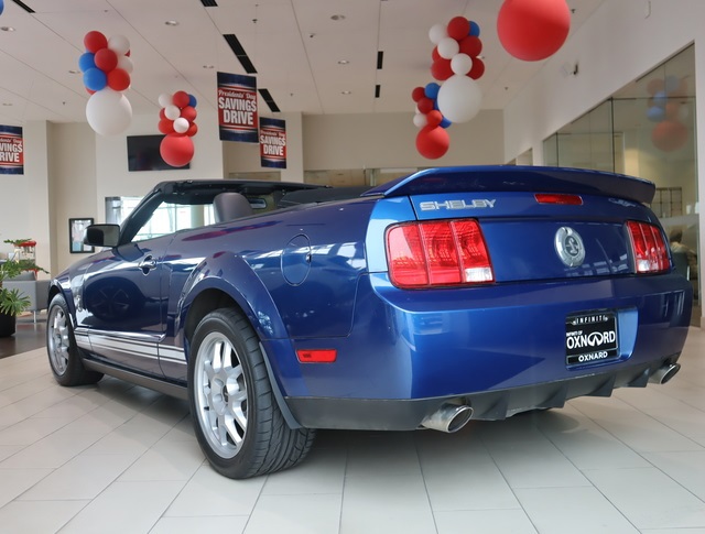 2008 Ford Mustang Shelby GT500 CONVERTIBLE MANUAL 6 SPEED