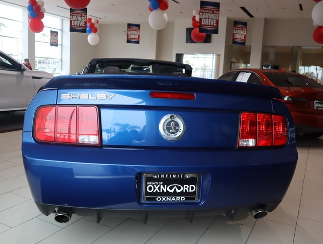 2008 Ford Mustang Shelby GT500 CONVERTIBLE MANUAL 6 SPEED
