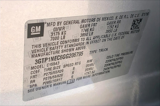 2016 GMC Sierra 1500 SLT 2WD Crew Cab 143.5&amp;quot;