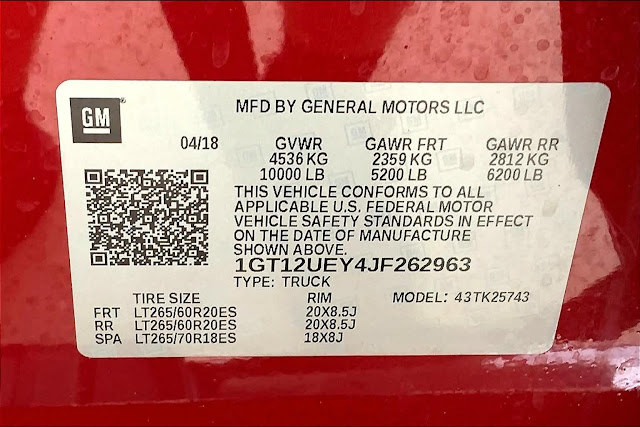 2018 GMC Sierra 2500HD Denali 4WD Crew Cab 153.7