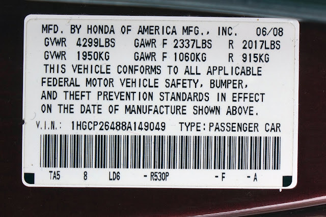 2008 Honda Accord LX-P