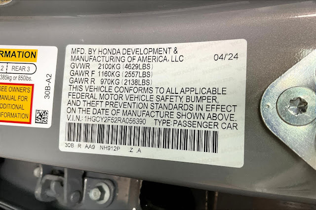 2024 Honda Accord Hybrid Sport