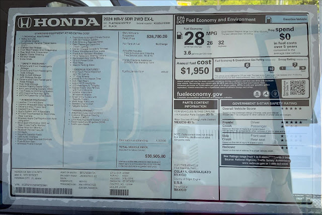 2024 Honda HR-V EX-L