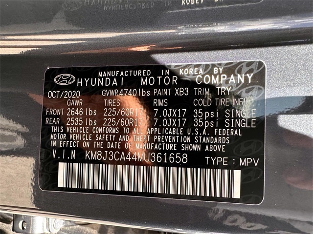 2021 Hyundai Tucson Value