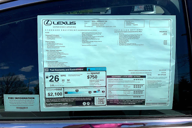 2024 Lexus ES Base