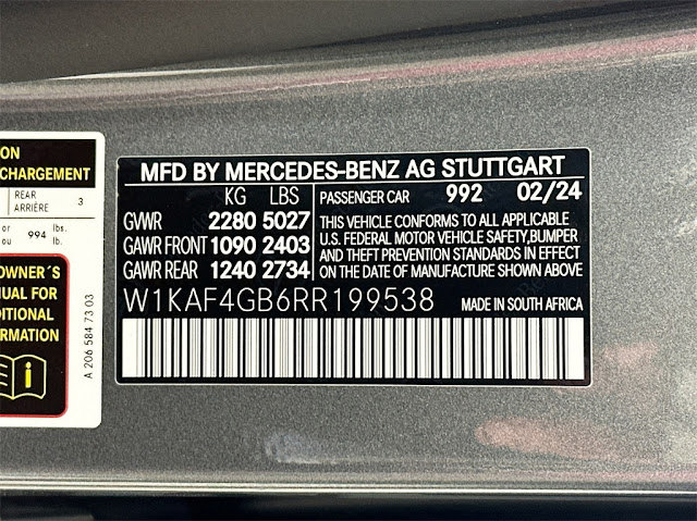 2024 Mercedes Benz C-Class C 300