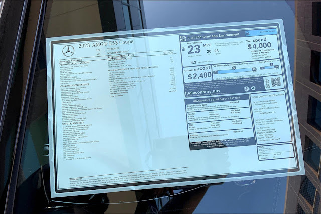 2023 Mercedes Benz E-Class AMG E 53