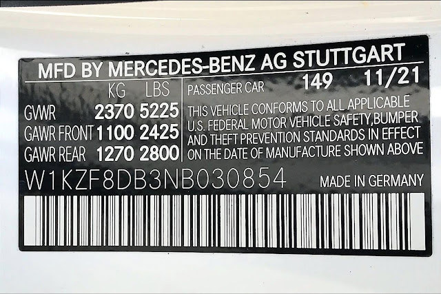 2022 Mercedes Benz E-Class E 350