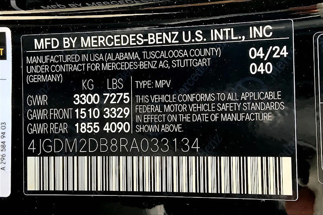 2024 Mercedes Benz EQS EQS 450+
