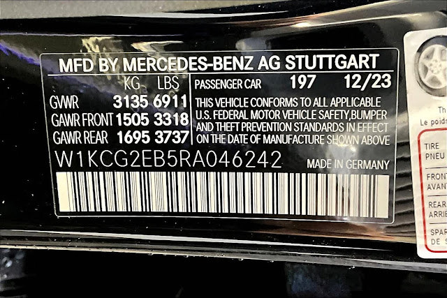 2024 Mercedes Benz EQS EQS 450
