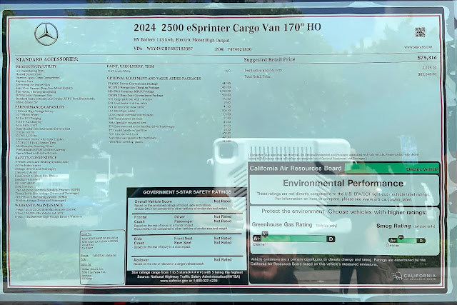 2024 Mercedes Benz eSprinter Base