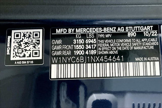 2022 Mercedes Benz G-Class G 550