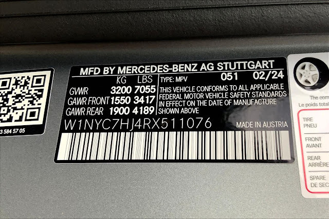 2024 Mercedes Benz G-Class AMG G 63