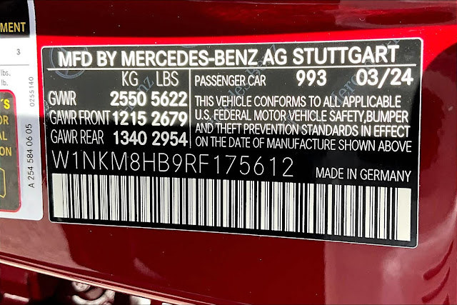 2024 Mercedes Benz GLC AMG 43