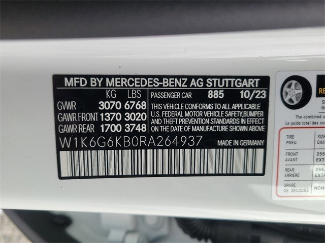 2024 Mercedes Benz S-Class S 580e 4MATIC