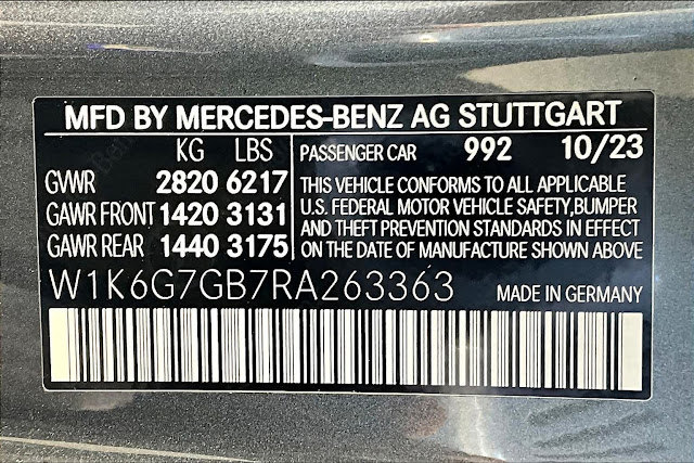 2024 Mercedes Benz S-Class S 580