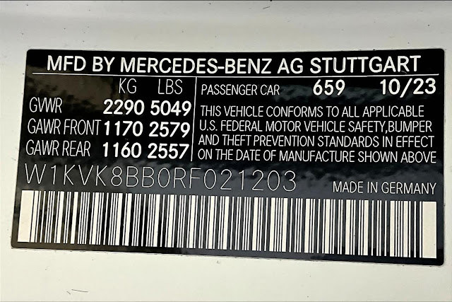 2024 Mercedes Benz SL AMG 63