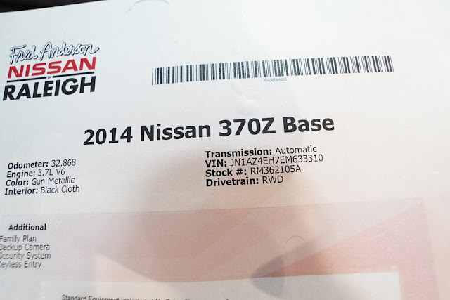 2014 Nissan 370Z Base