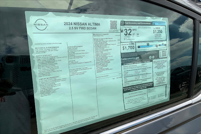 2024 Nissan Altima 2.5 SV