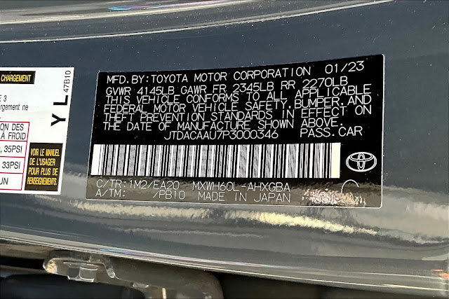 2023 Toyota Prius XLE