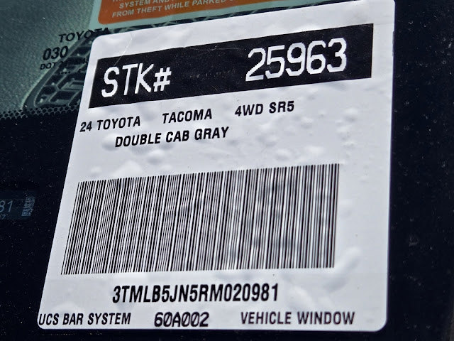 2024 Toyota Tacoma SR5