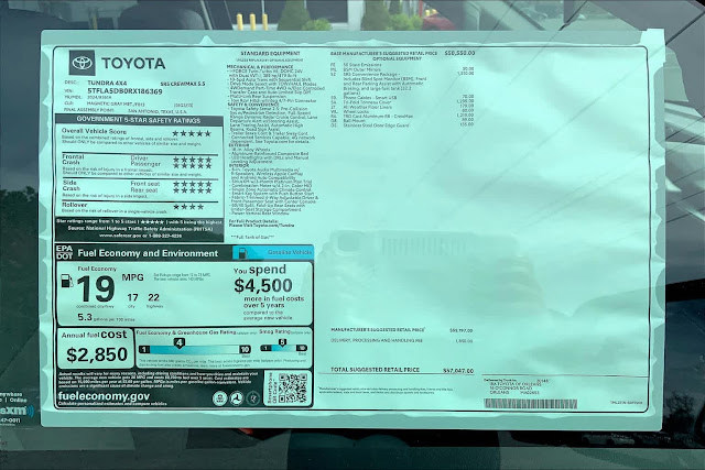 2024 Toyota Tundra SR5 CrewMax 5.5 Bed