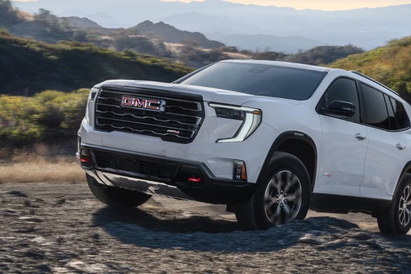 Acadia Core Values 2026 GMC Acadia Elevation 4dr SUV - All Specs & Dimensions