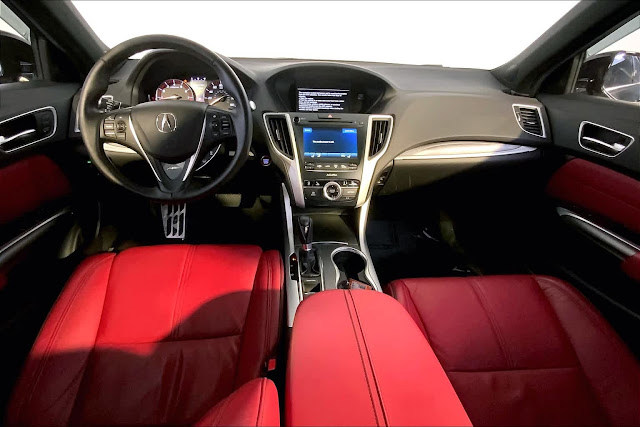 2020 Acura TLX w/A-Spec Pkg Red Leather
